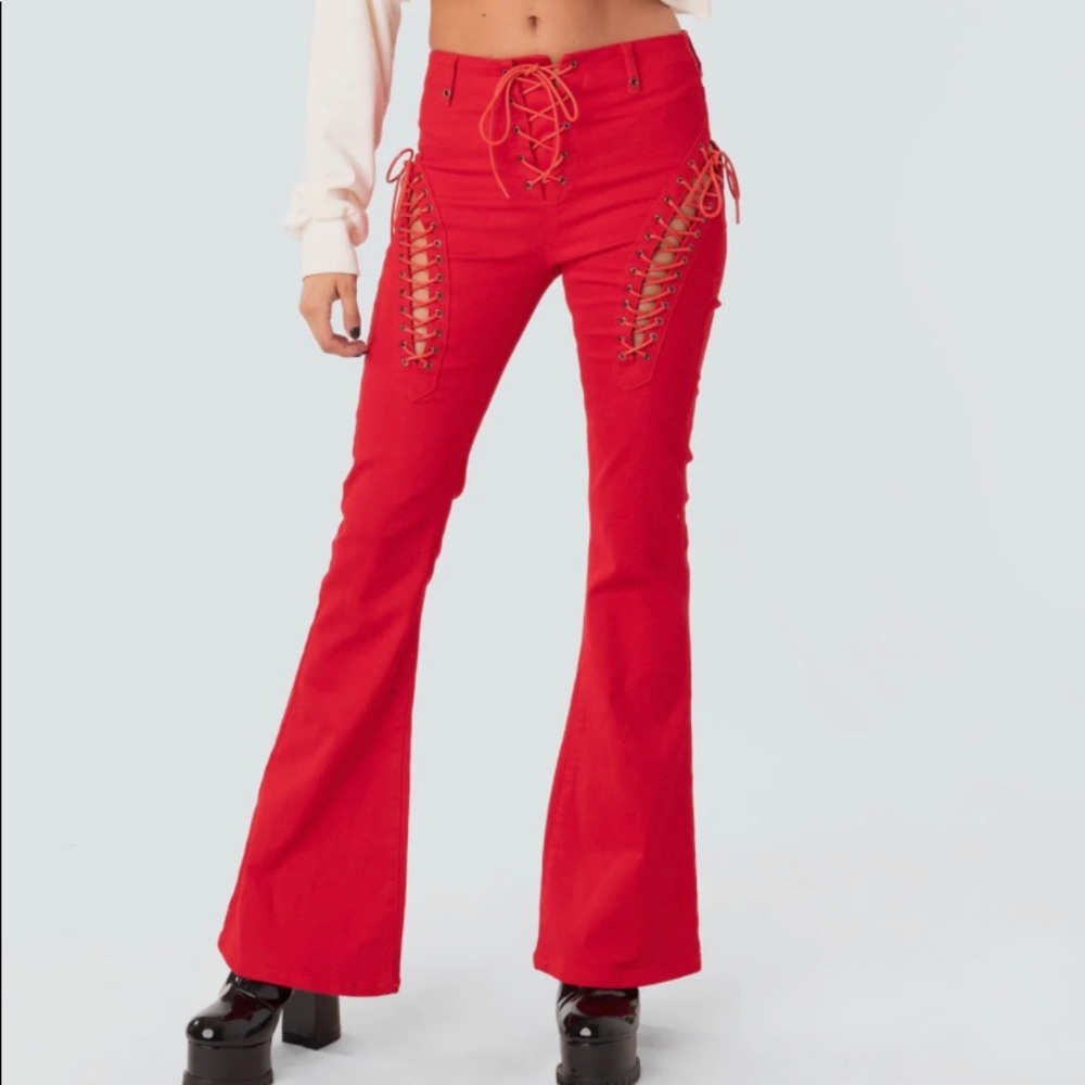 Red Edikted pants!